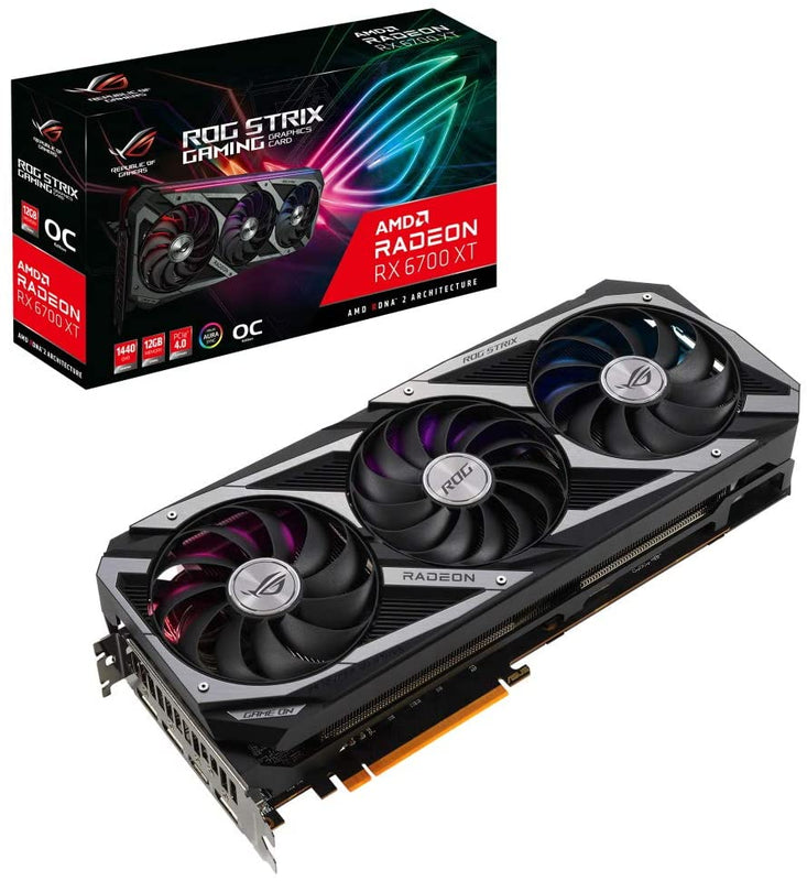 ASUS Dual Radeon Rx 6700 Xt Oc 12Gb Amd Rdna 2 Architecture, 12Gb GDDR6, 2560 Cores, 192