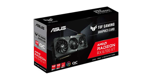 ASUS Tuf Gaming Radeon Rx 6700 Xt Oc 12Gb Amd Rdna 2 Architecture, 12Gb GDDR6, 2560 Cores, 192