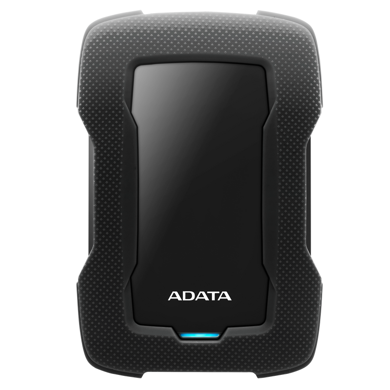 Adata HD330 series 1Tb/1000Gb black+blacK , with silicon casing with shock absorption + G Shock Sensor Protection with warning LED , AES