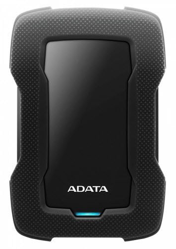 Adata HD330 series 2Tb/2000Gb black+blacK , with silicon casing with shock absorption + G Shock Sensor Protection with warning LED , AES