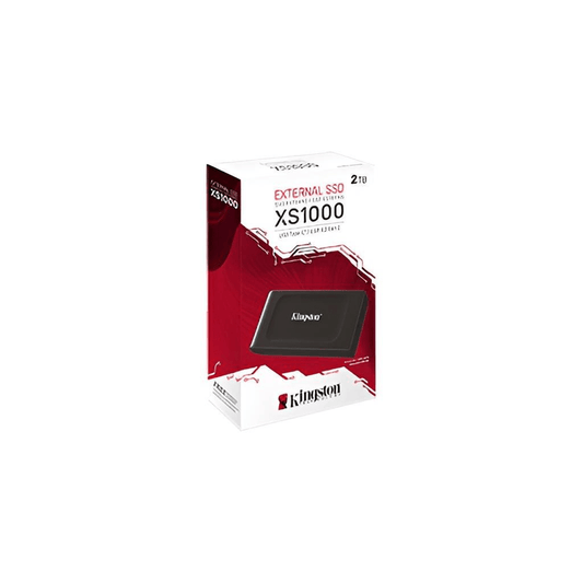 Kingston SXS1000/1000G 1000Gb XS1000 series , external TLC SSD , USB3 Gen2 ( 10Gbps ) , 3D TLC , read/write upto 1050/1000MB/s , with transmission status LED , 70x33x14mm