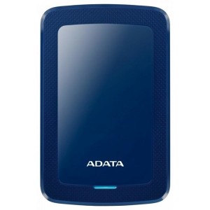 Adata Hv300 Series 2Tb/2000Gb Blue, 10Mm Slim Design, G Shock Sensor Protection With Warning Led, Aes