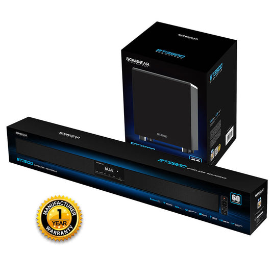 SonicGear SonicBar BT-3500 Soundbar with Subwoofer