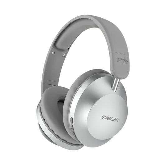 SonicGear Airphone DNC 3000 Digital Active Noise Cancellation Headsets - Platinum