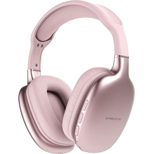 SonicGear Airphone 6 Bluetooth Headphones - Mauve Pink
