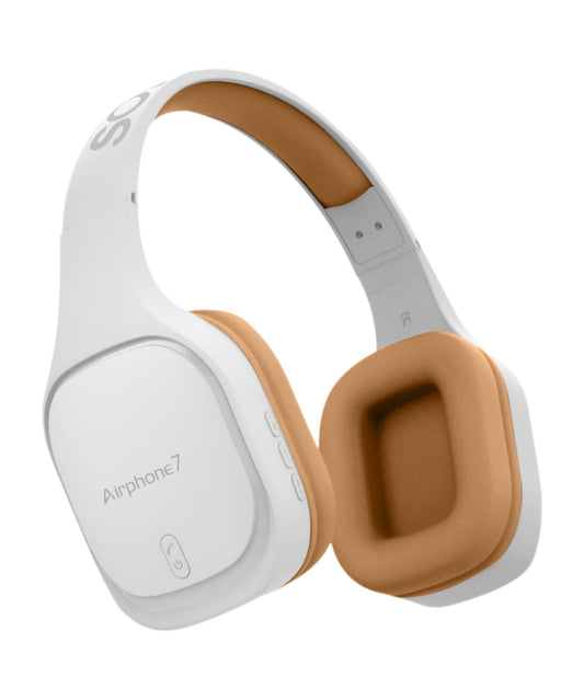 SonicGear Airphone 7 Bluetooth Headphones - White/Grey
