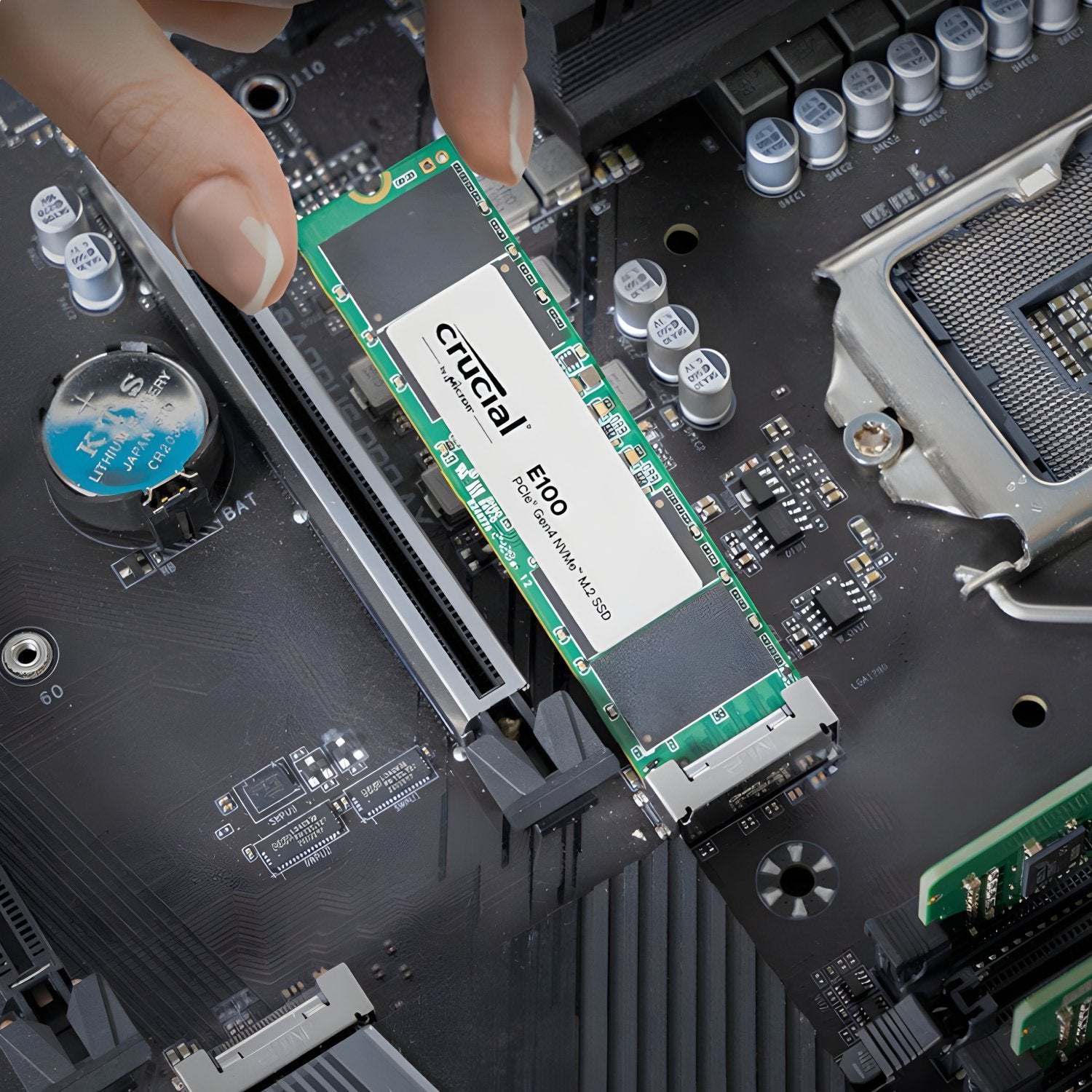 Crucial E100 2TB PCIe Gen4 2280 NVMe M.2 SSD-3