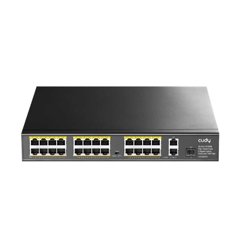 Cudy 24-Port Unmanaged POE Switch - Rack Mount-0