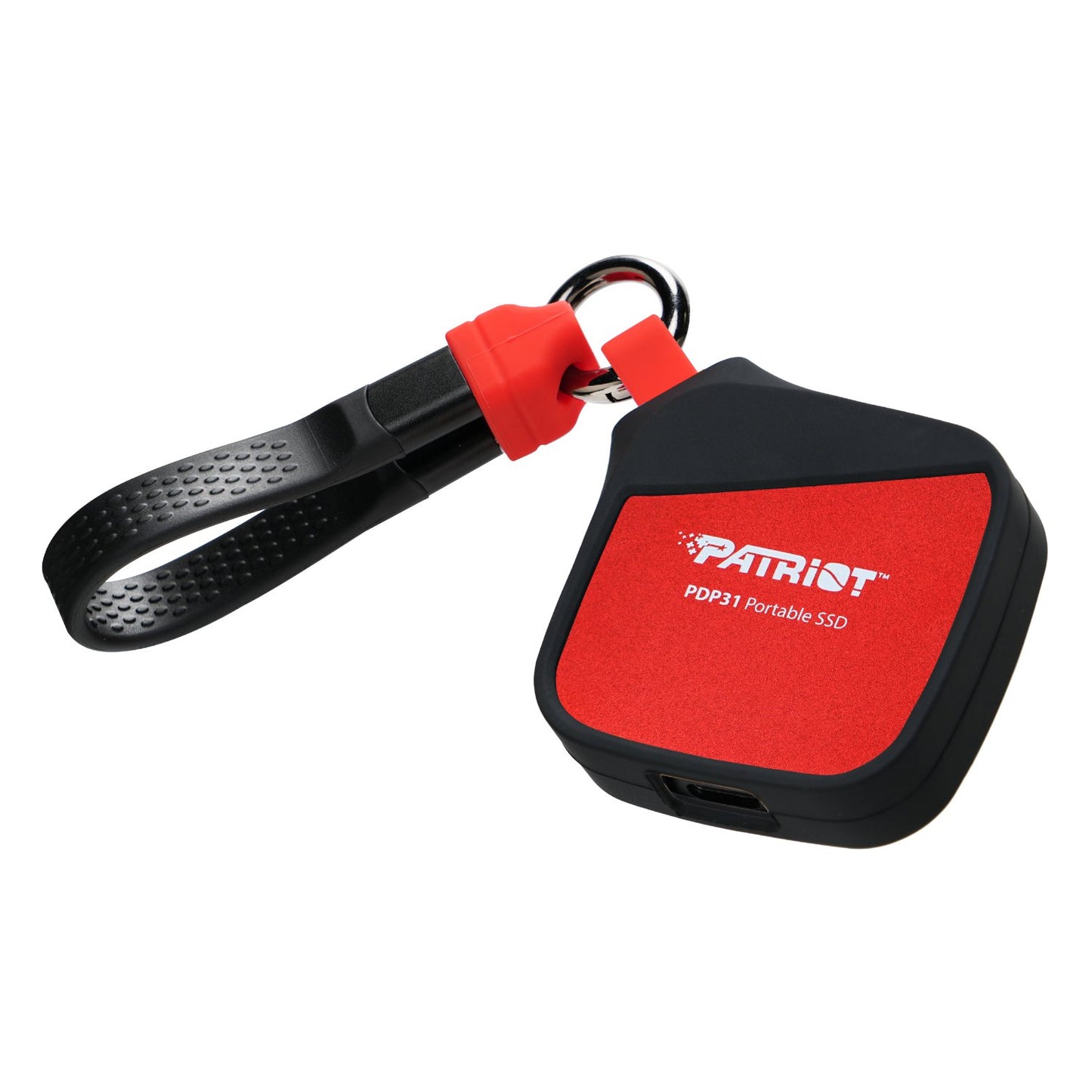 Patriot PDP31 1TB Type-C Portable SSD - Red / Black-0