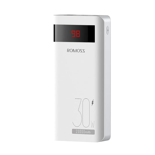 Romoss Sense 6PS Pro 20000mAh 30W Fast Charge Power Bank - White-0