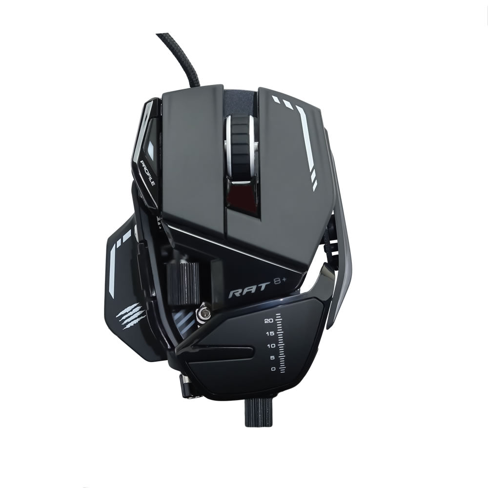 Mad Catz R.A.T. 8+ Wired Fully Adjustable Gaming Mouse - Black