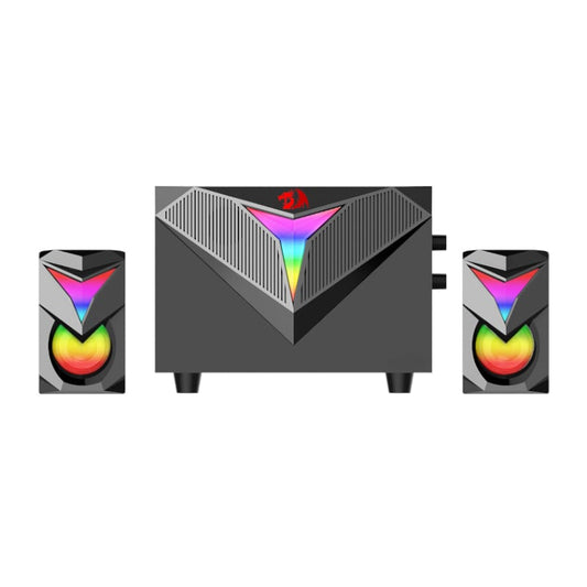 REDRAGON 2.1 Satellite Speaker TOCCATA RGB 11W Gaming Speaker - Black-0