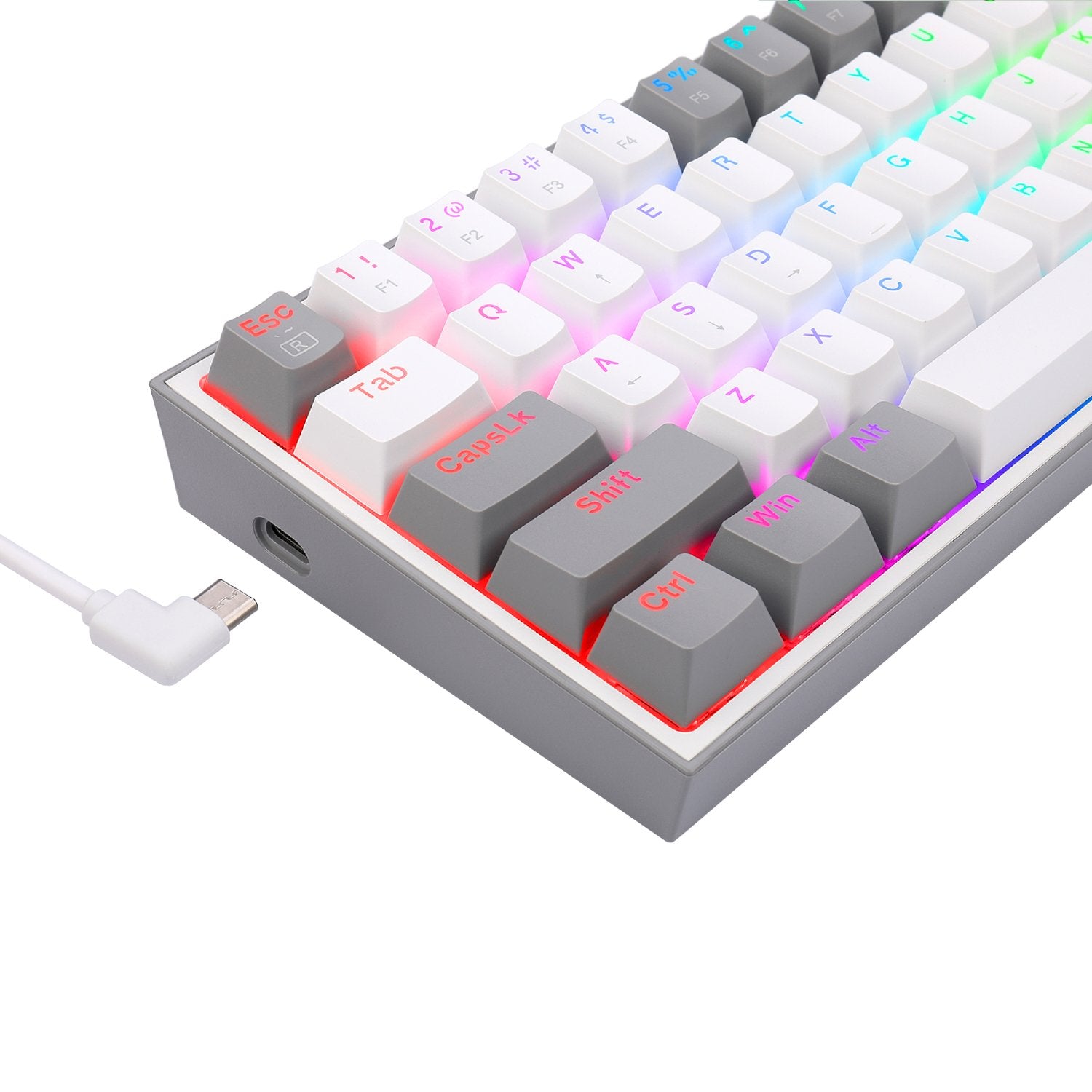 Redragon K617 FIZZ 60% Wired RGB Gaming Keyboard-5