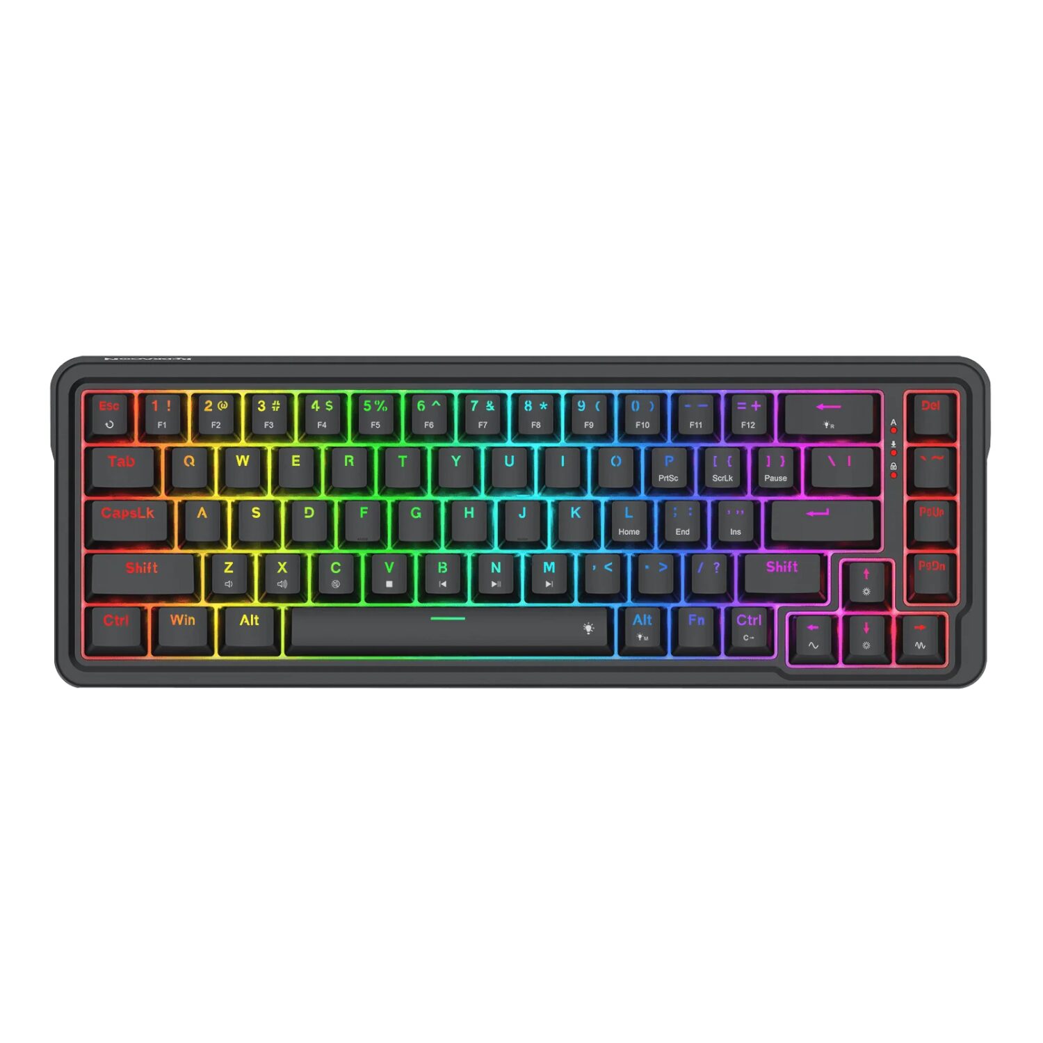Redragon NOVA K709 65% Wired Gasket RGB Gaming Keyboard - Black-0
