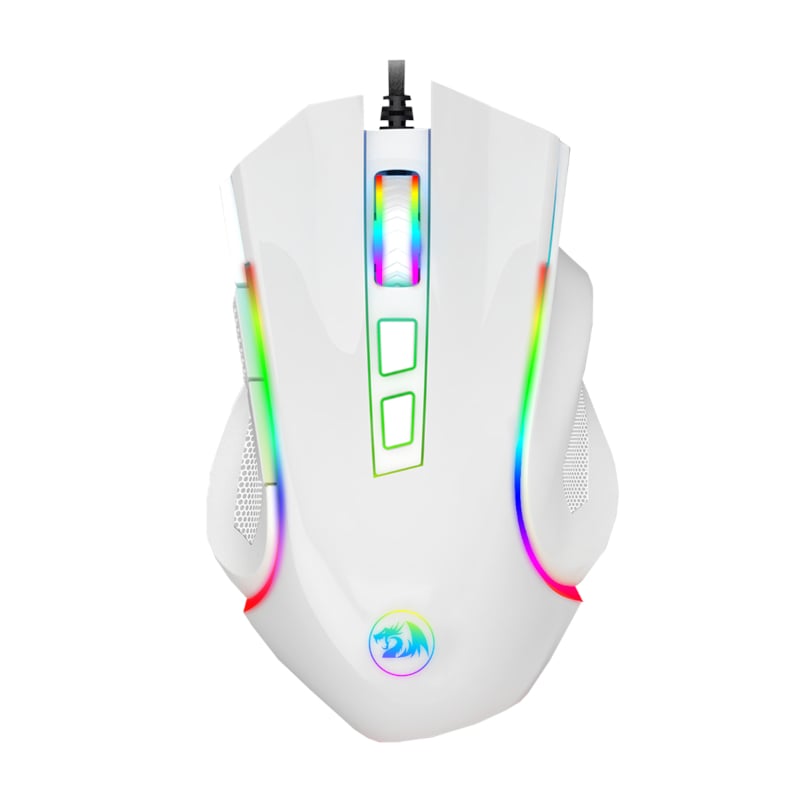 REDRAGON GRIFFIN 7200DPI Gaming Mouse - White-0
