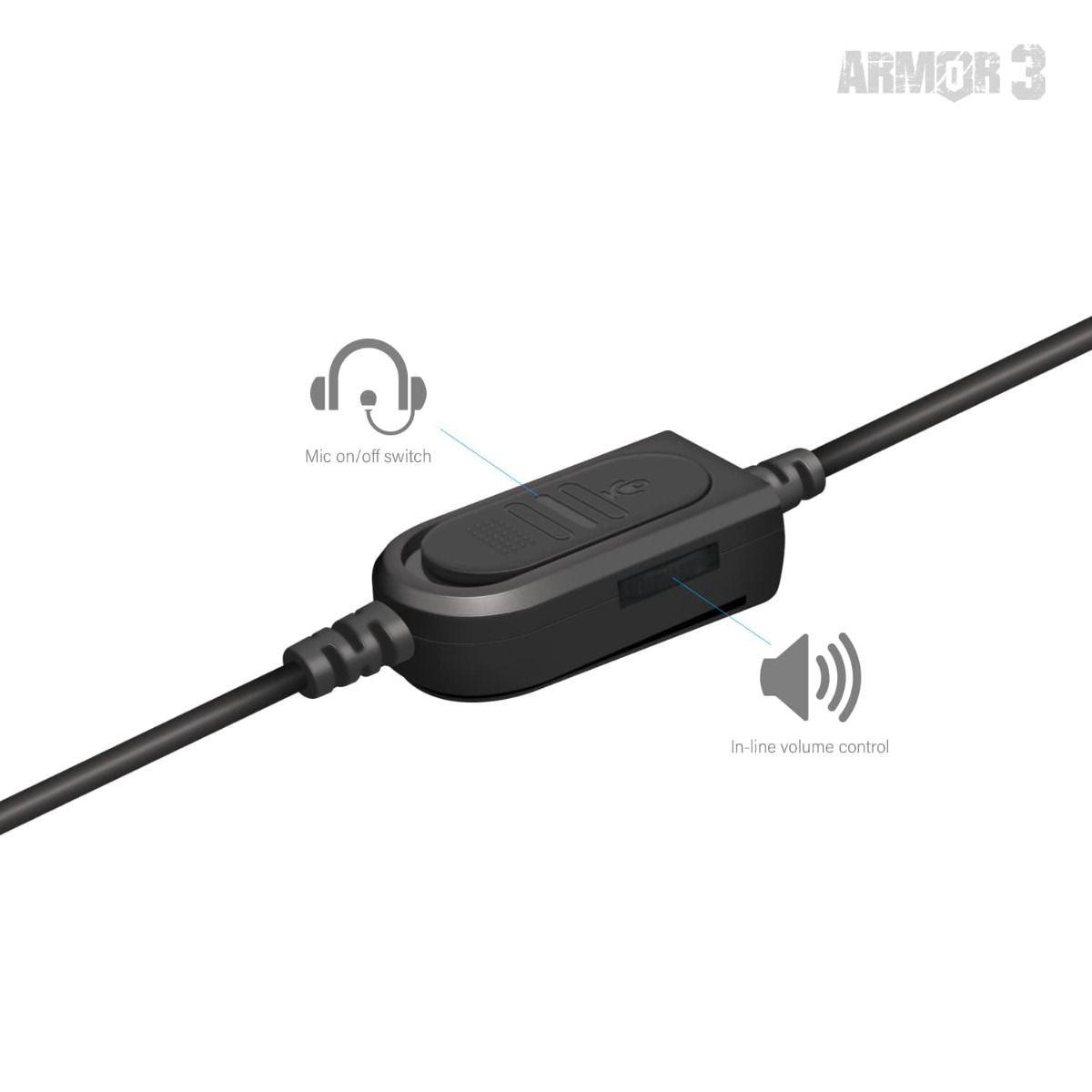 Armor3 SoundTac Universal Gaming Headset - Red