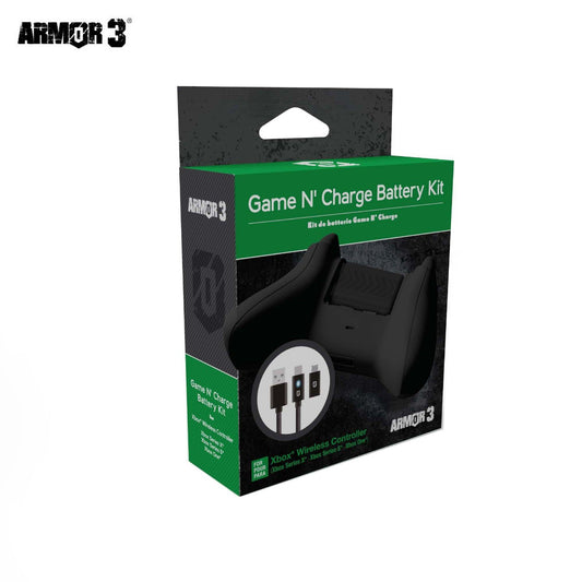 Armor3 Game N' Charge Battery Kit for Xbox Series X - Black
