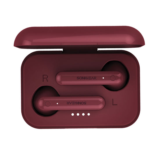 SonicGear Earpump TWS 3+ Bluetooth Earphones - Red