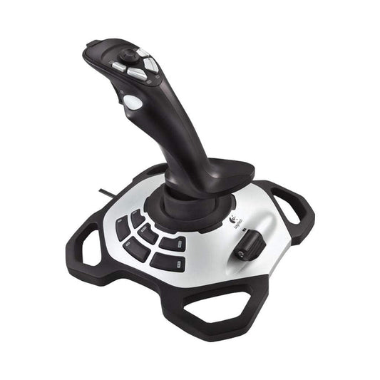 Logitech 942 Extreme 3D Pro Joystick; 12 Programable Buttons Upto 24 By Shift Button; Throttle; Rapid Fire; Twist Handle