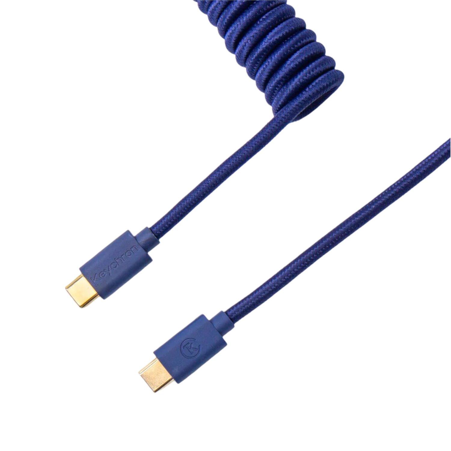 Keychron Coiled Aviator Blue Cable-0