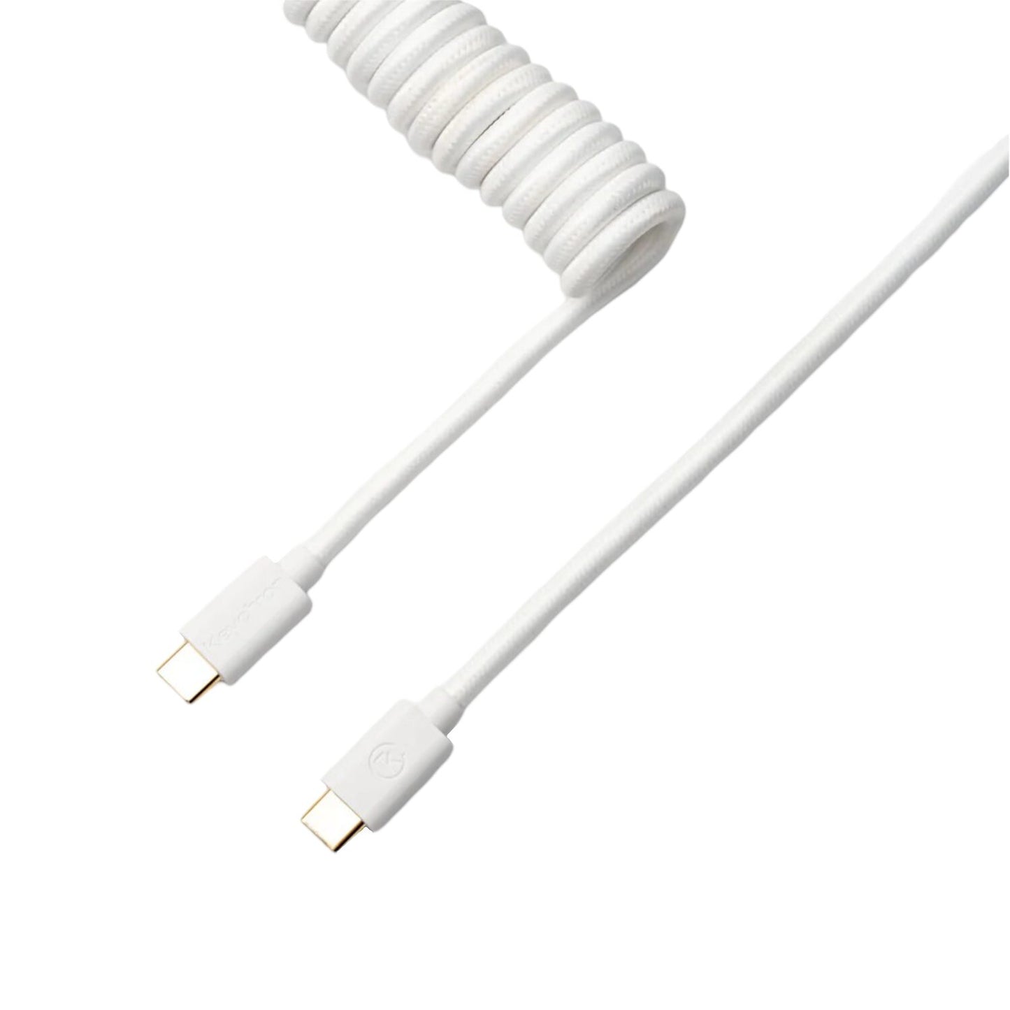 Keychron Coiled Aviator White Cable-0