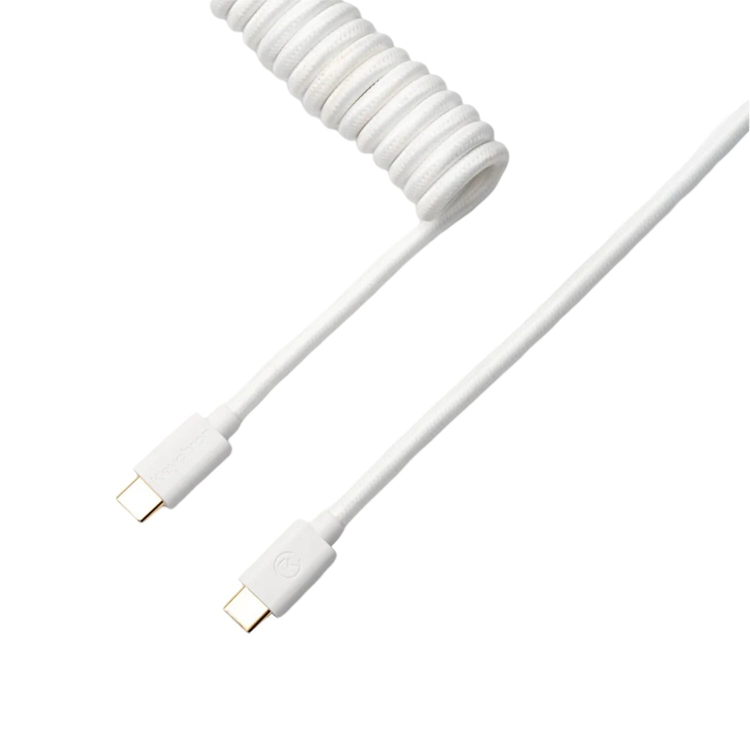 Keychron Coiled Aviator White Cable-0