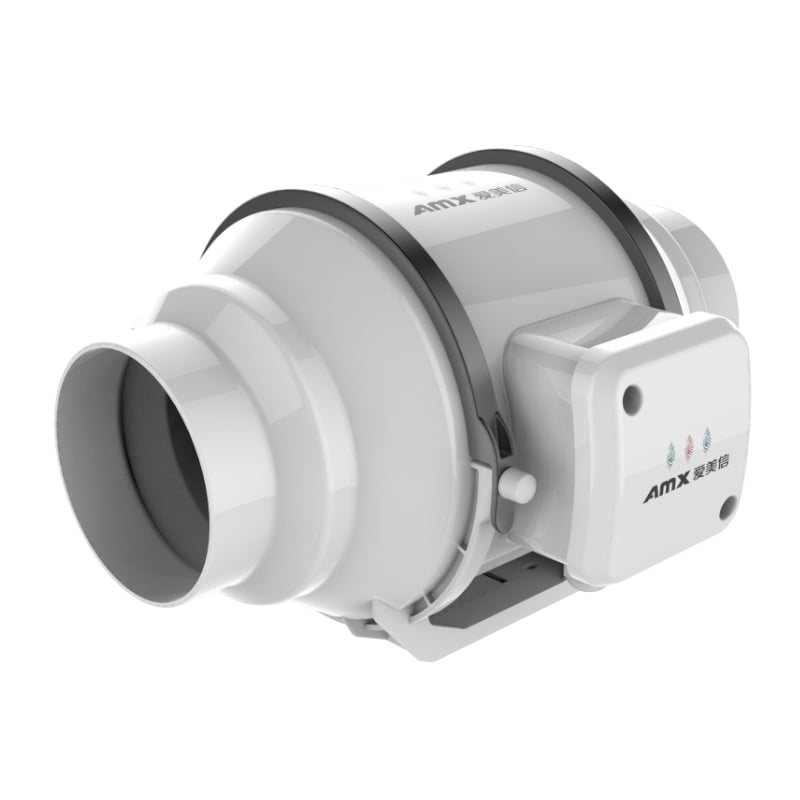 AMX 250mm Mixed Flow Industrial Inline Duct Fan-0