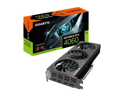 Gigabyte GeForce RTX 4060 Eagle OC 8GB – WindForce RGB Gaming GPU