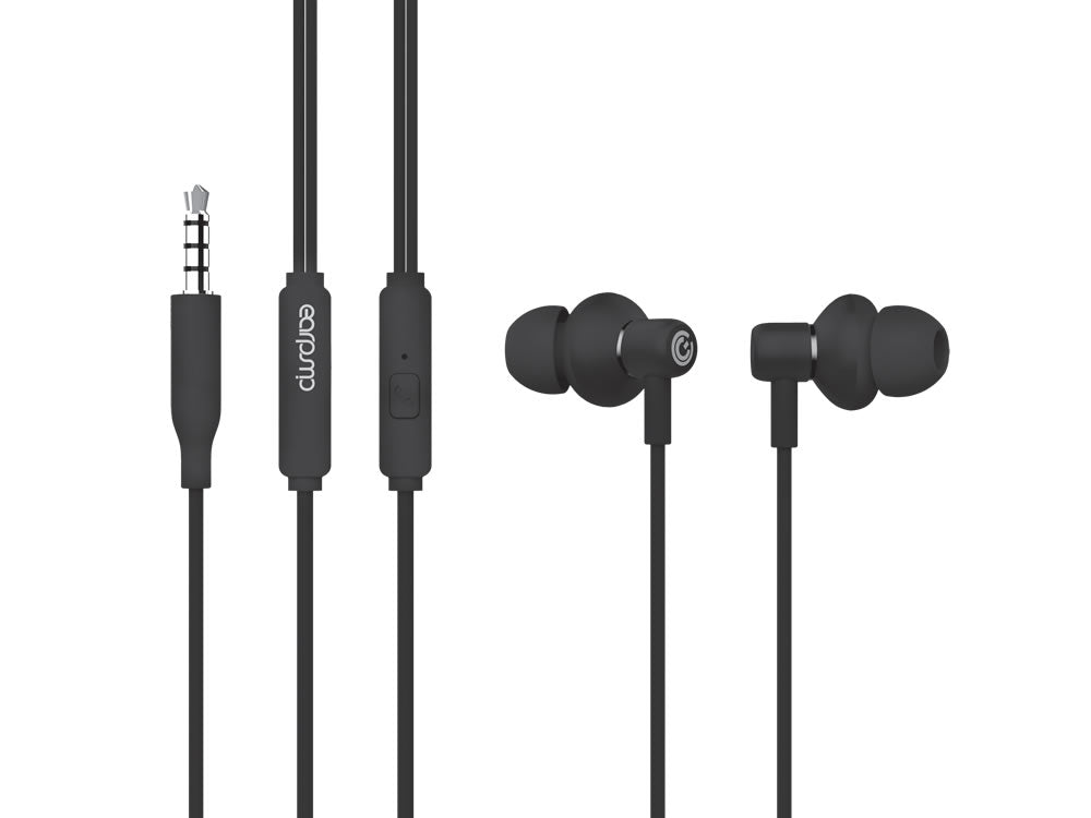 SonicGear Hyperbass Buds 1 XXL Driver Wired Earphones - Black