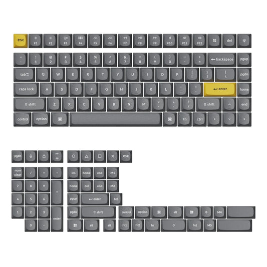 Keychron Double Shot PBT OSA Full Keycap Set – Dark Grey-0