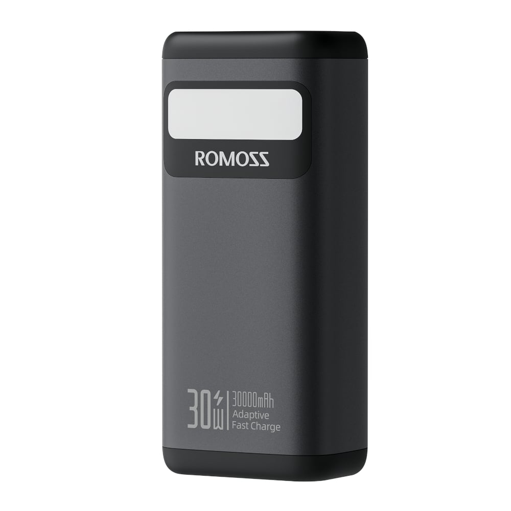 Romoss PMT30 30000mAh 30W Fast Charge Power Bank – Black-0